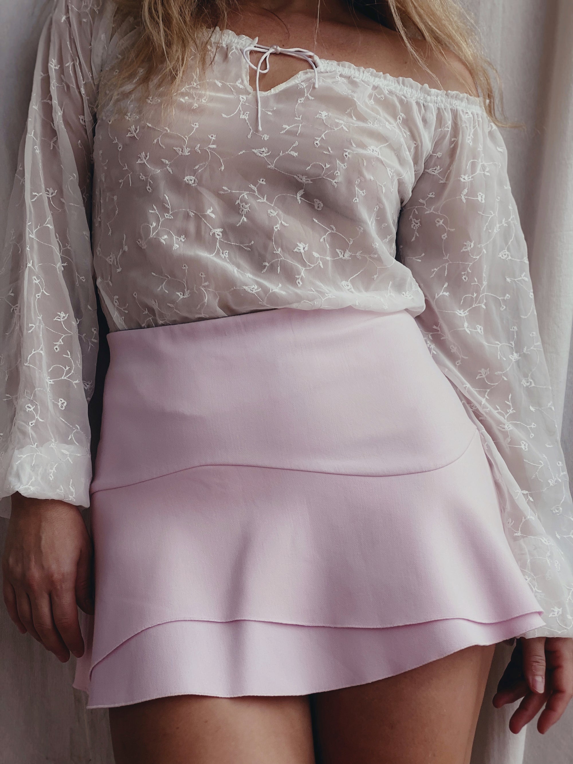 Falda neopreno Zara