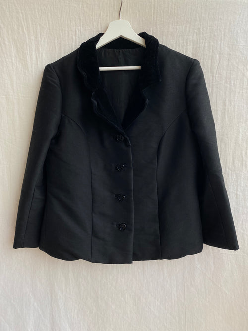 Blazer vintage solapa terciopelo