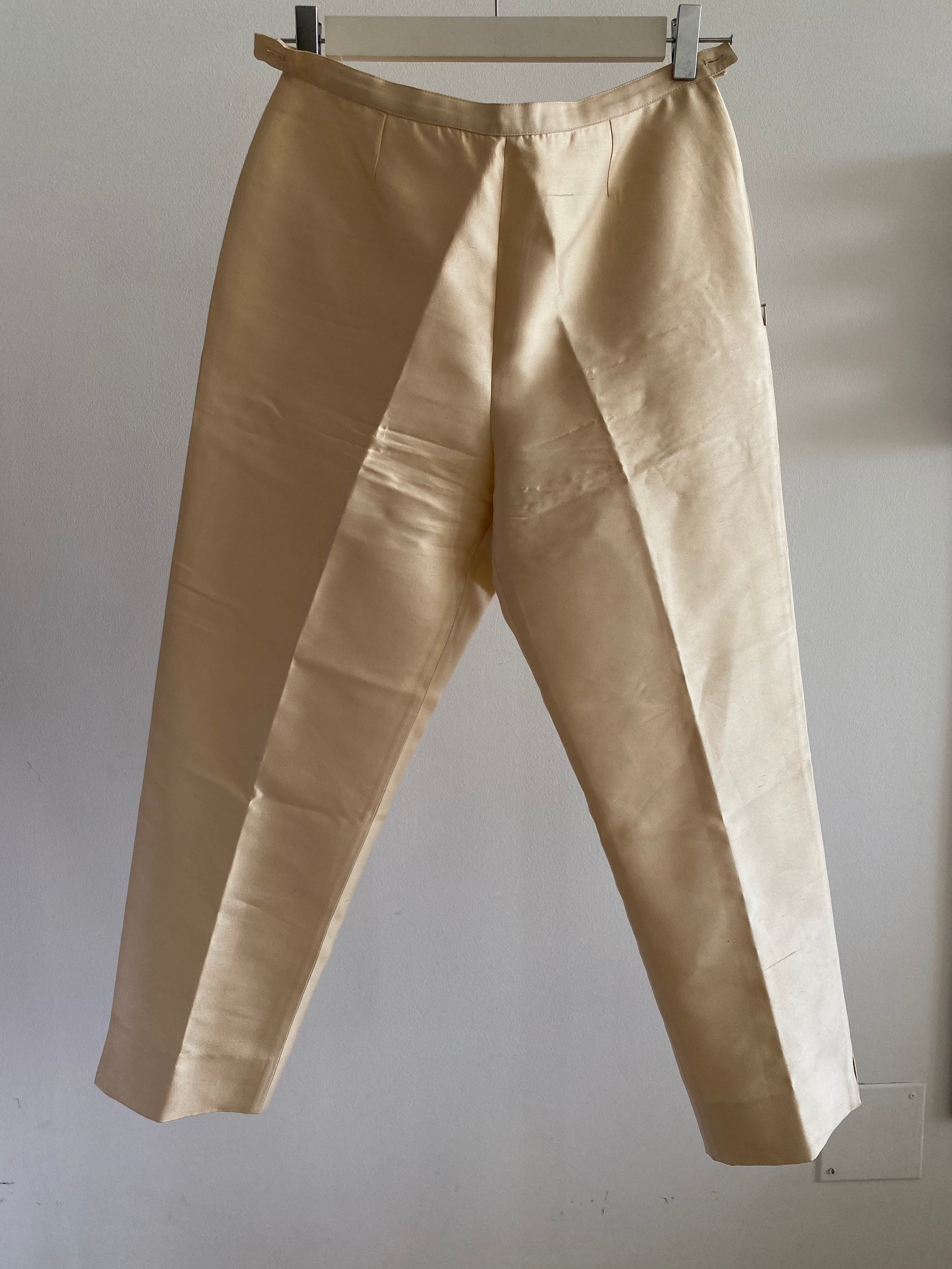 Pantalón de seda vintage Brioni