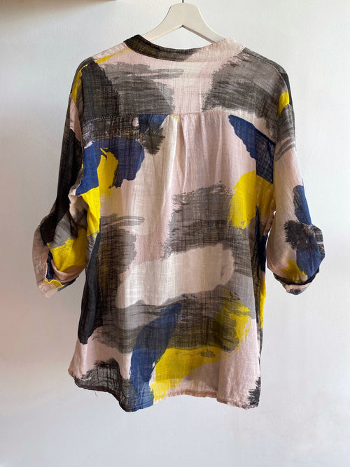 Camisa lino pintor