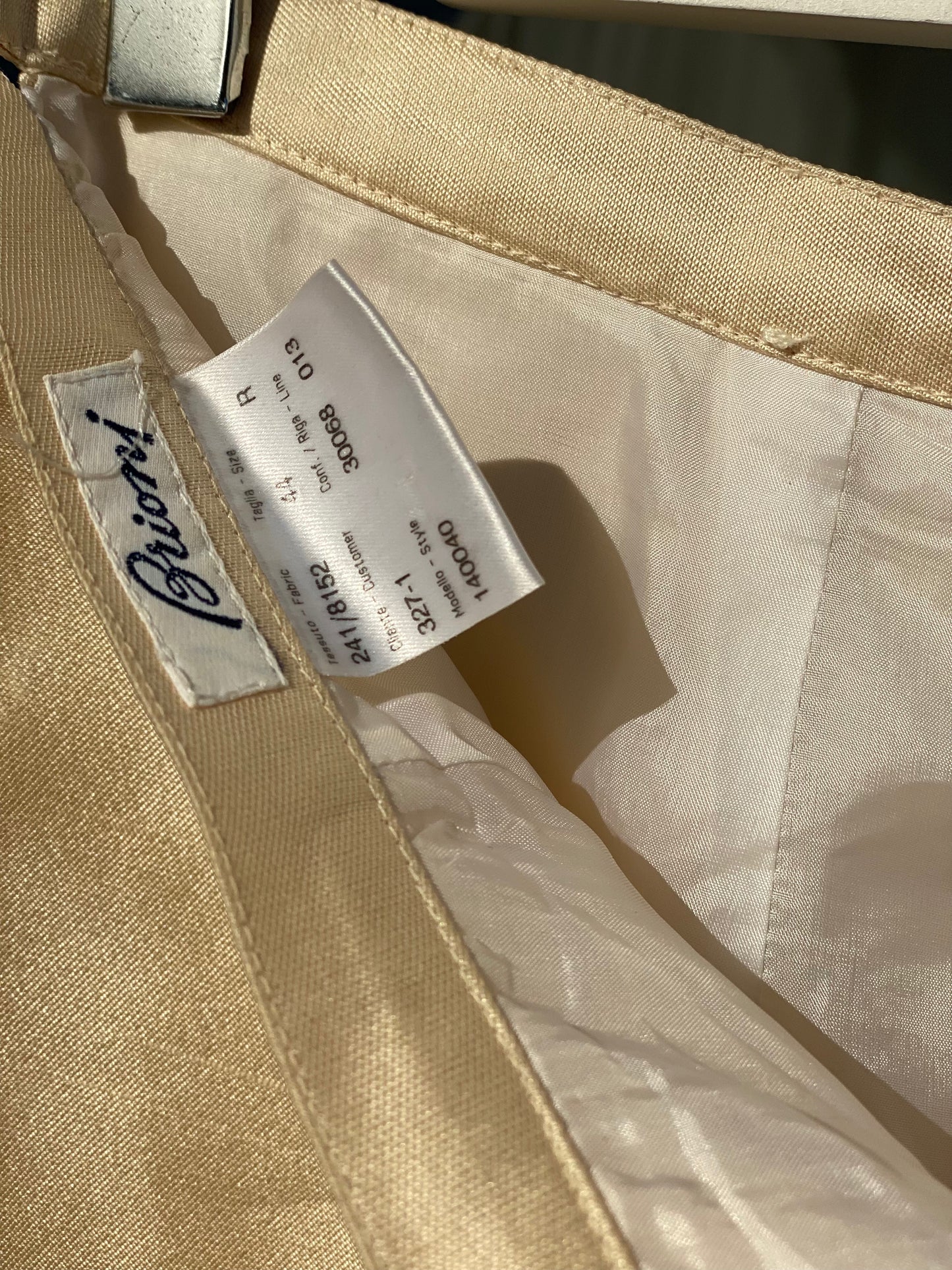 Pantalón de seda vintage Brioni