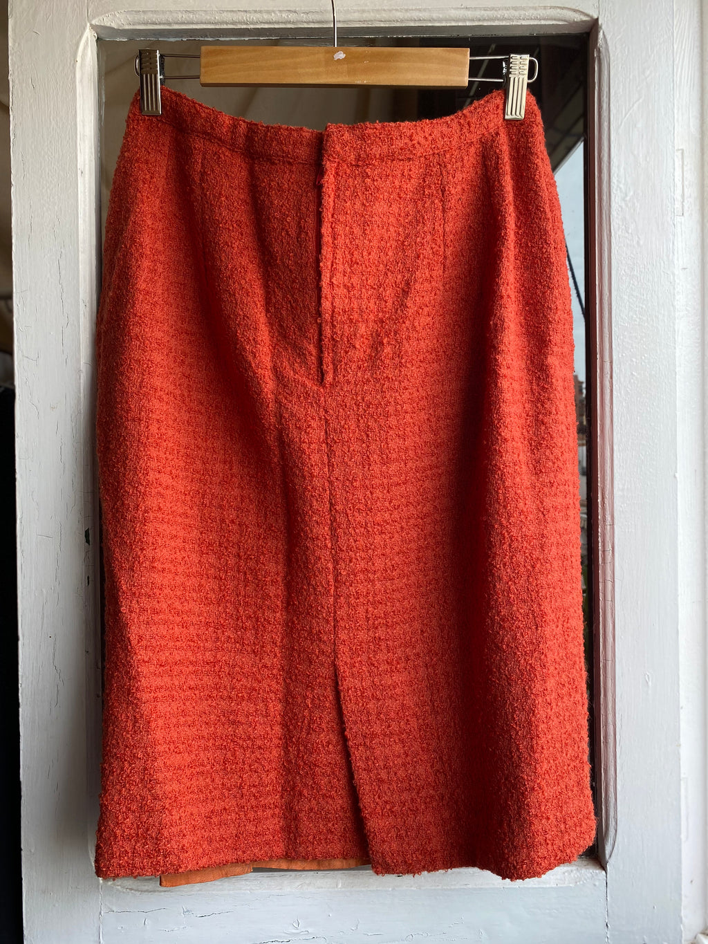Falda vintage naranja