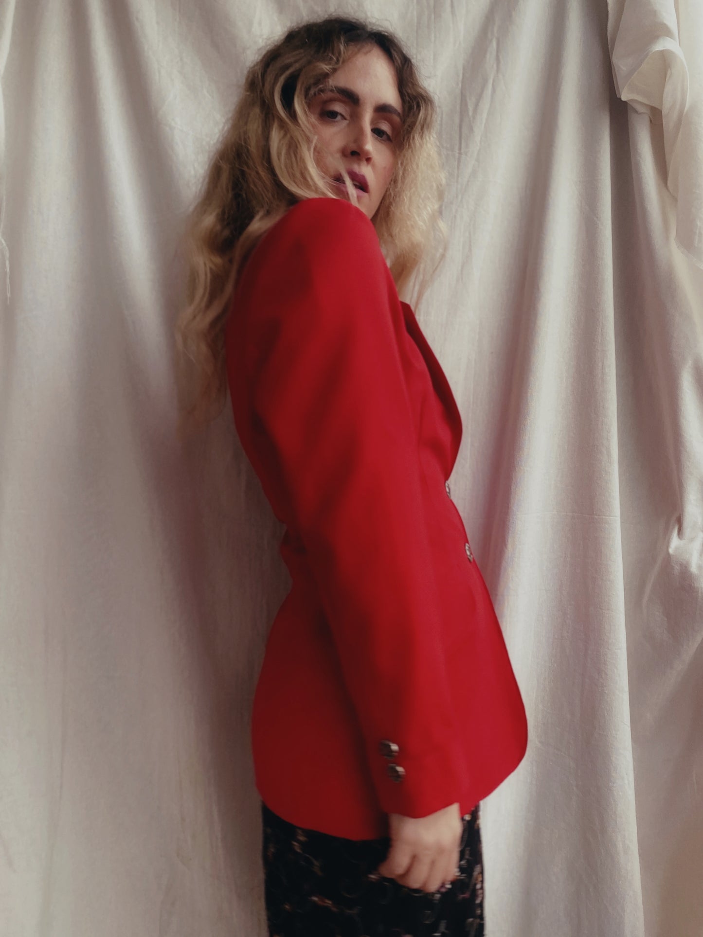 Blazer vintage roja