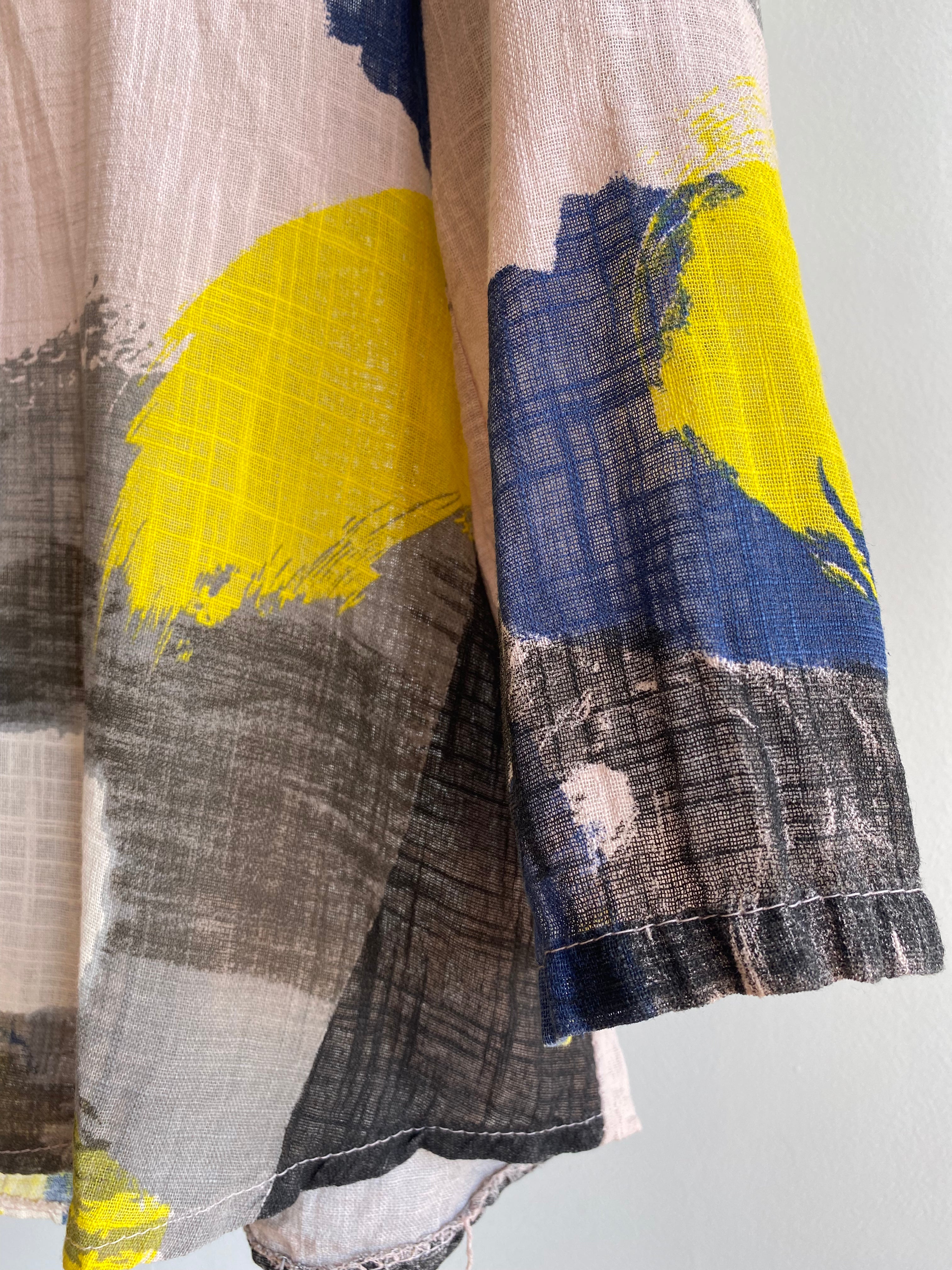 Camisa lino pintor