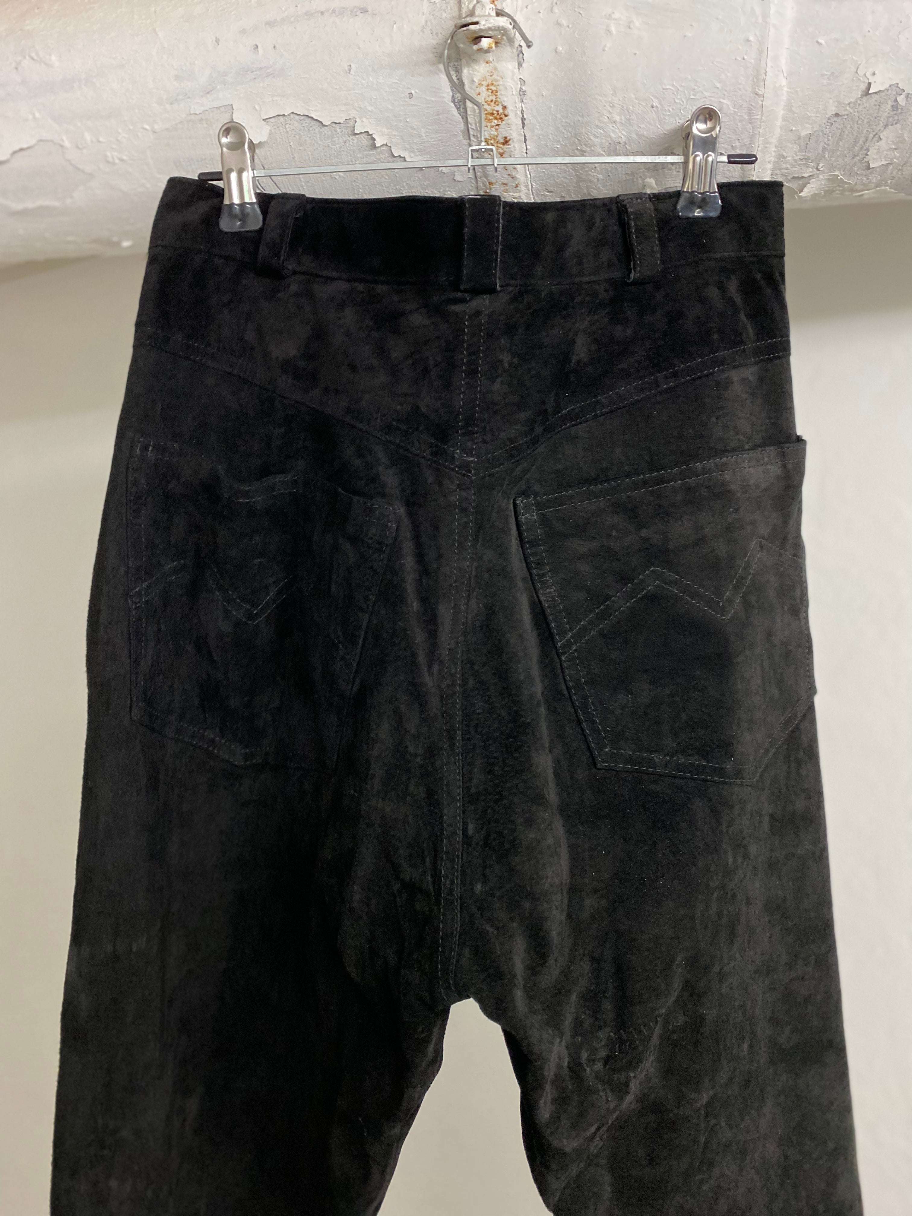 Pantalón vintage de piel