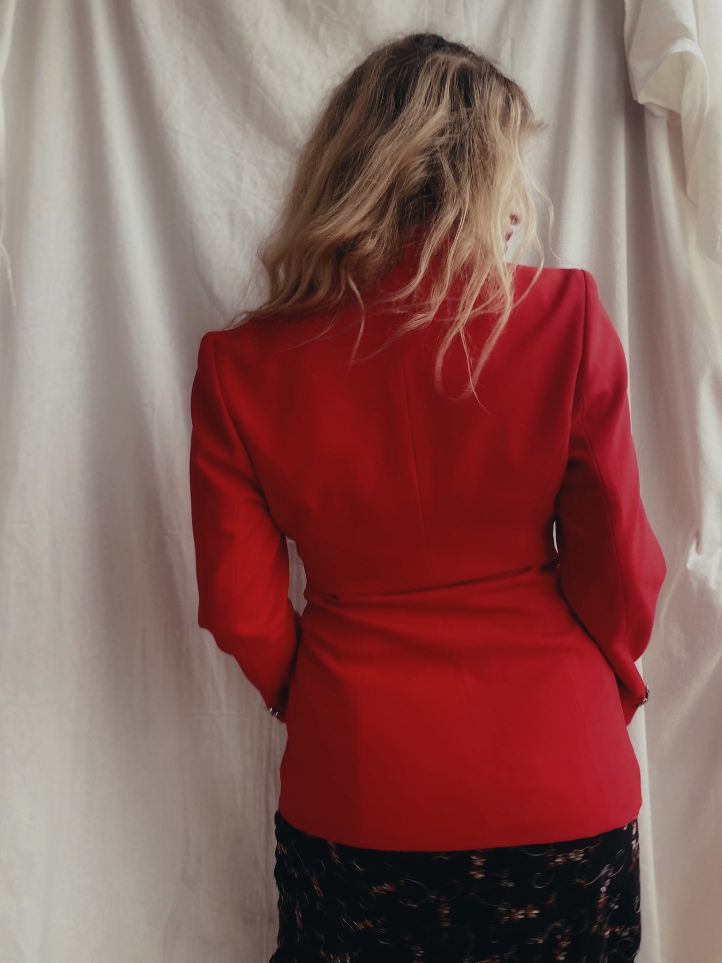 Blazer vintage roja